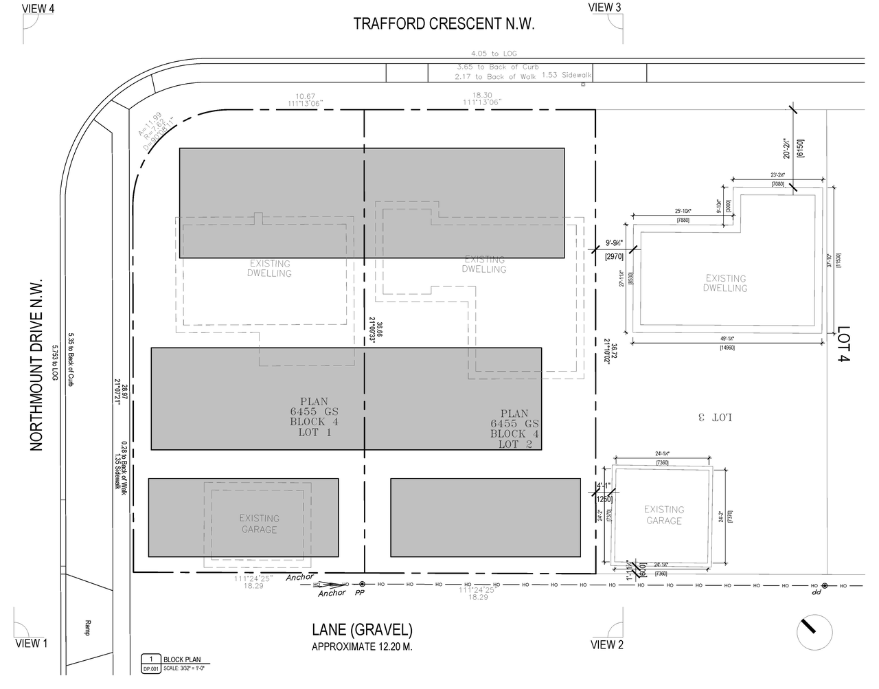 Construction site plan for project from page 2 of the file 'DP2025-05871 DMAP Plans (Submitted) 2025-10-16 (8MB)'