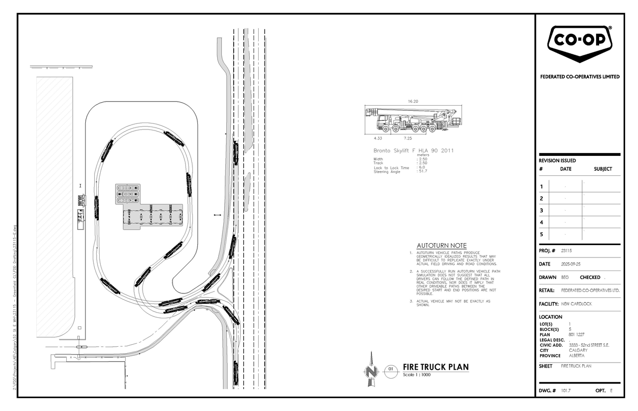 Construction site plan for project from page 3 of the file 'DMAP Plans (Submitted) DP2025-05883 (2MB) 2025-10-16'