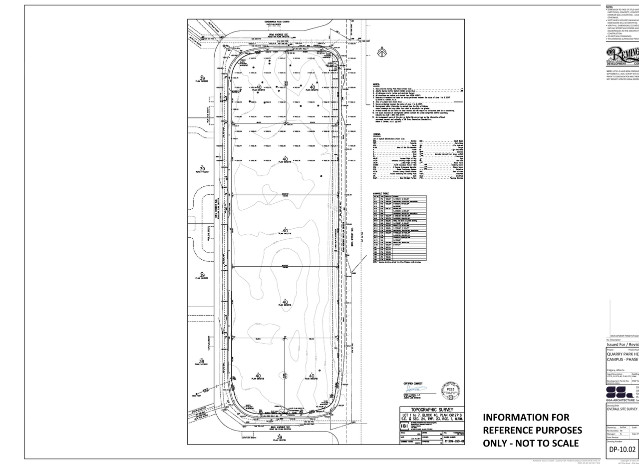 Construction site plan for project from page 3 of the file 'DP2025-05901 DMAP Plans (Submitted) 2025-10-17 (5MB)'