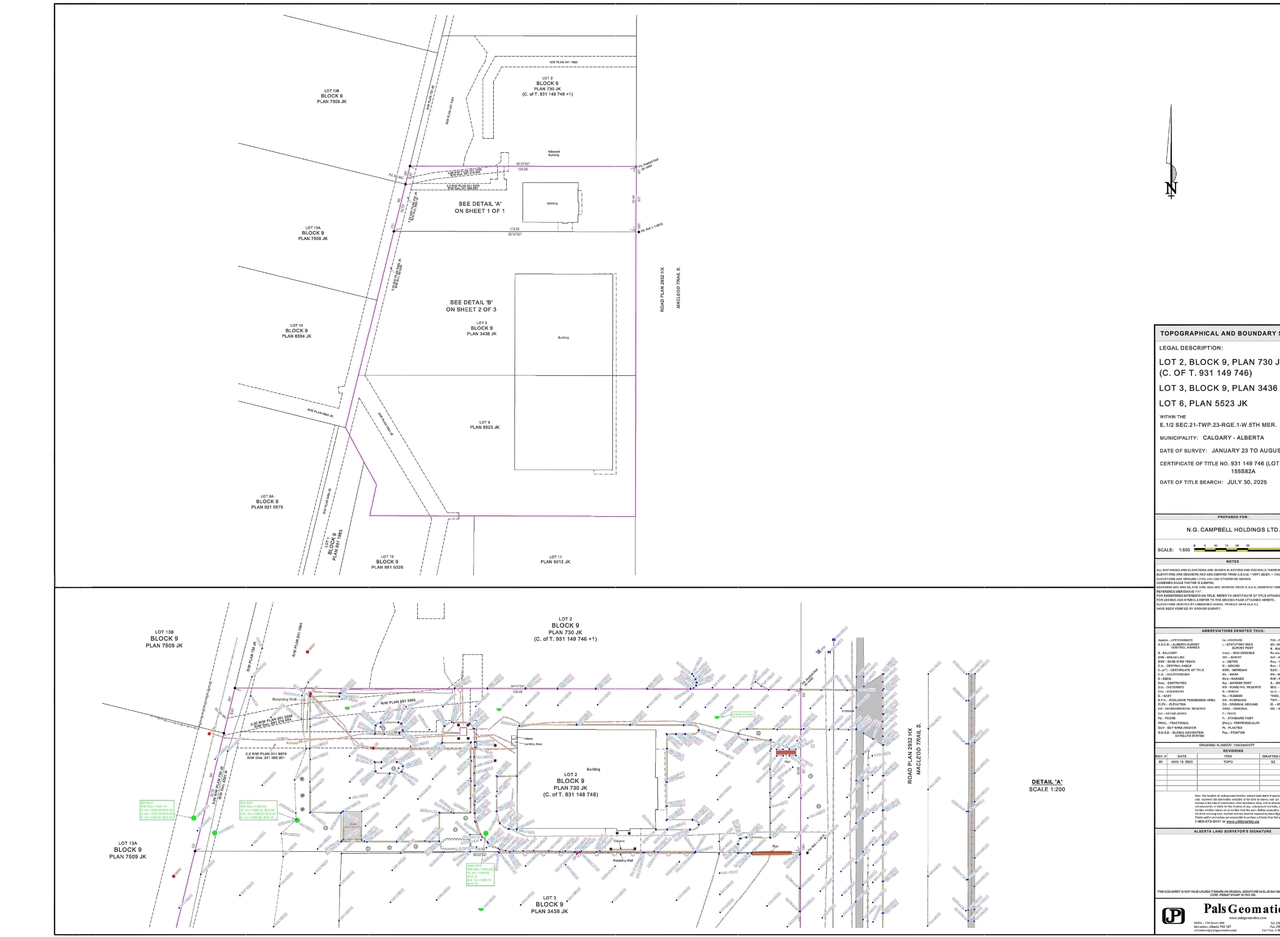 Construction site plan for project from page 6 of the file 'DMAP Plans (Submitted) DP2025-05920 (4MB) 2025-10-18'