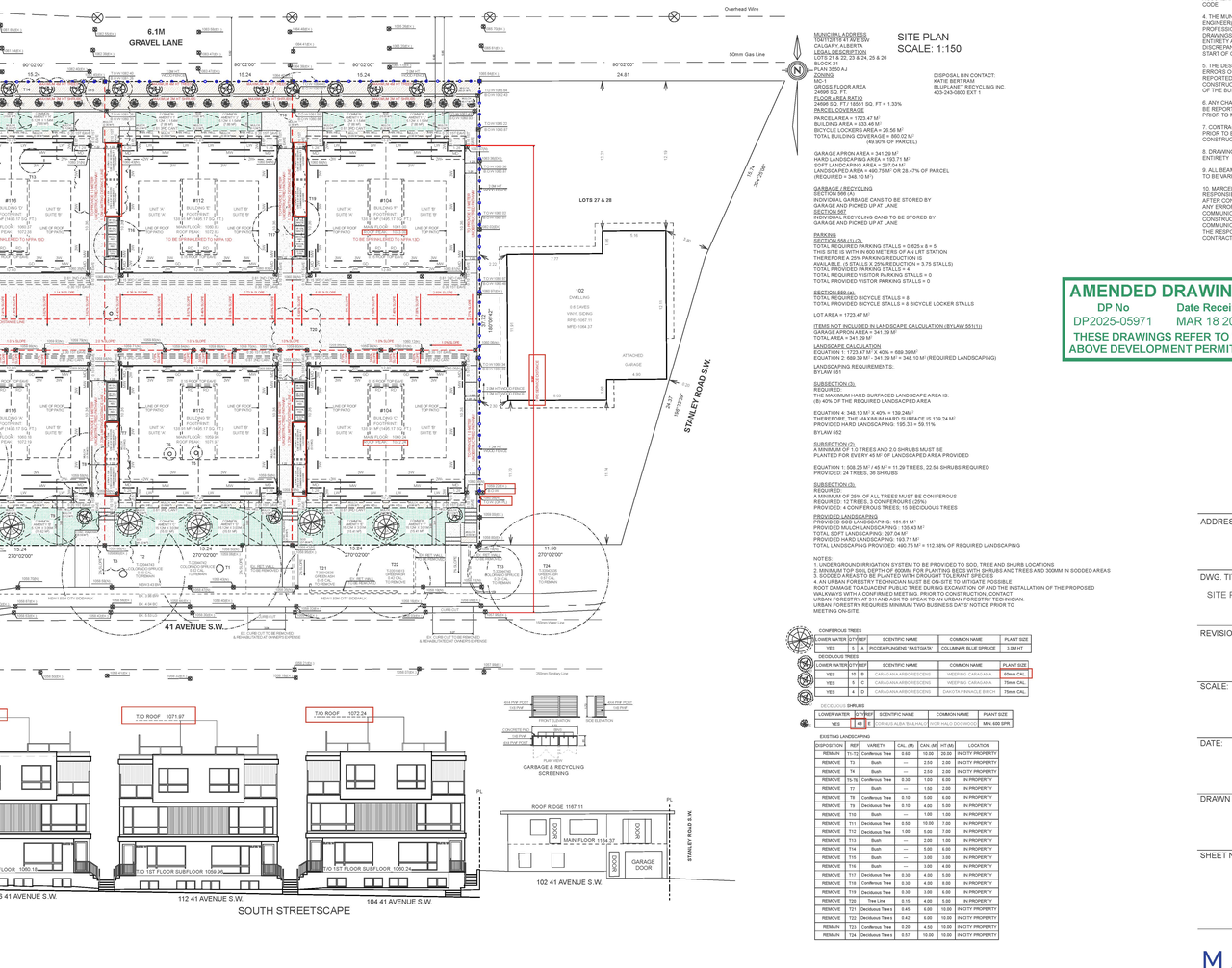 Image from page 1 of the file 'DP2025-05971 DMAP Plans Amended (1MB) 2026-03-18'
