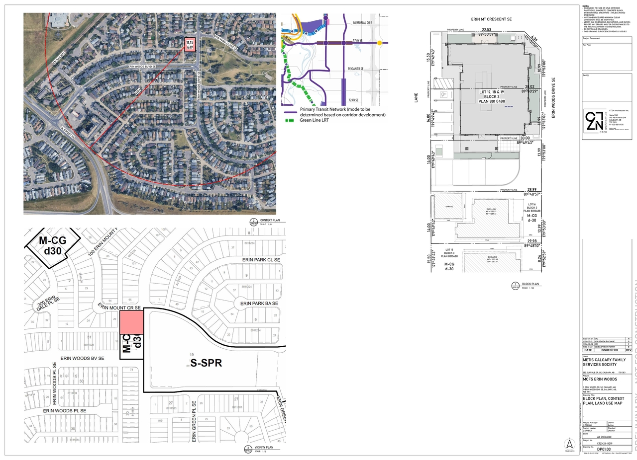 Construction site plan for project from page 6 of the file 'DP2025-06010 DMAP Plans Amended (16MB) 2026-07-27'