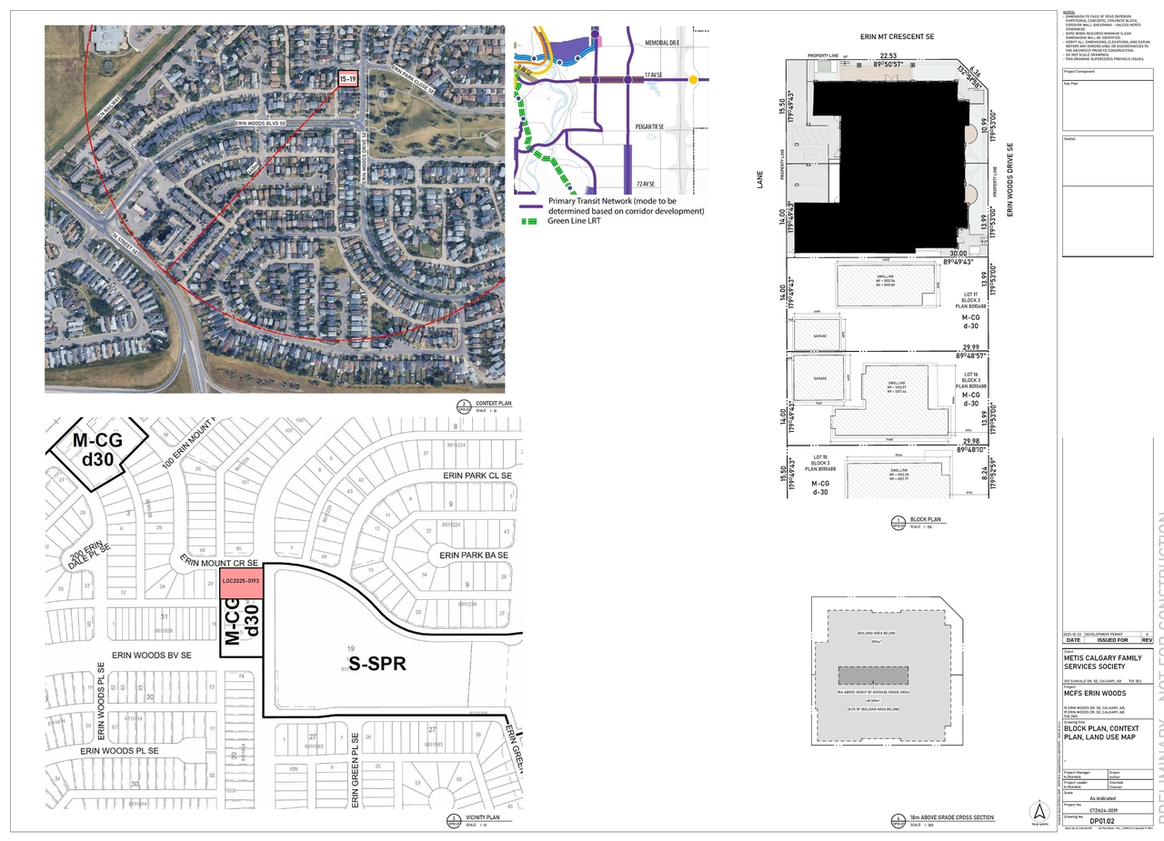 Construction site plan for project from page 5 of the file 'DP2025-06010 DMAP Plans (Submitted)  2025-10-23 (7MB)'