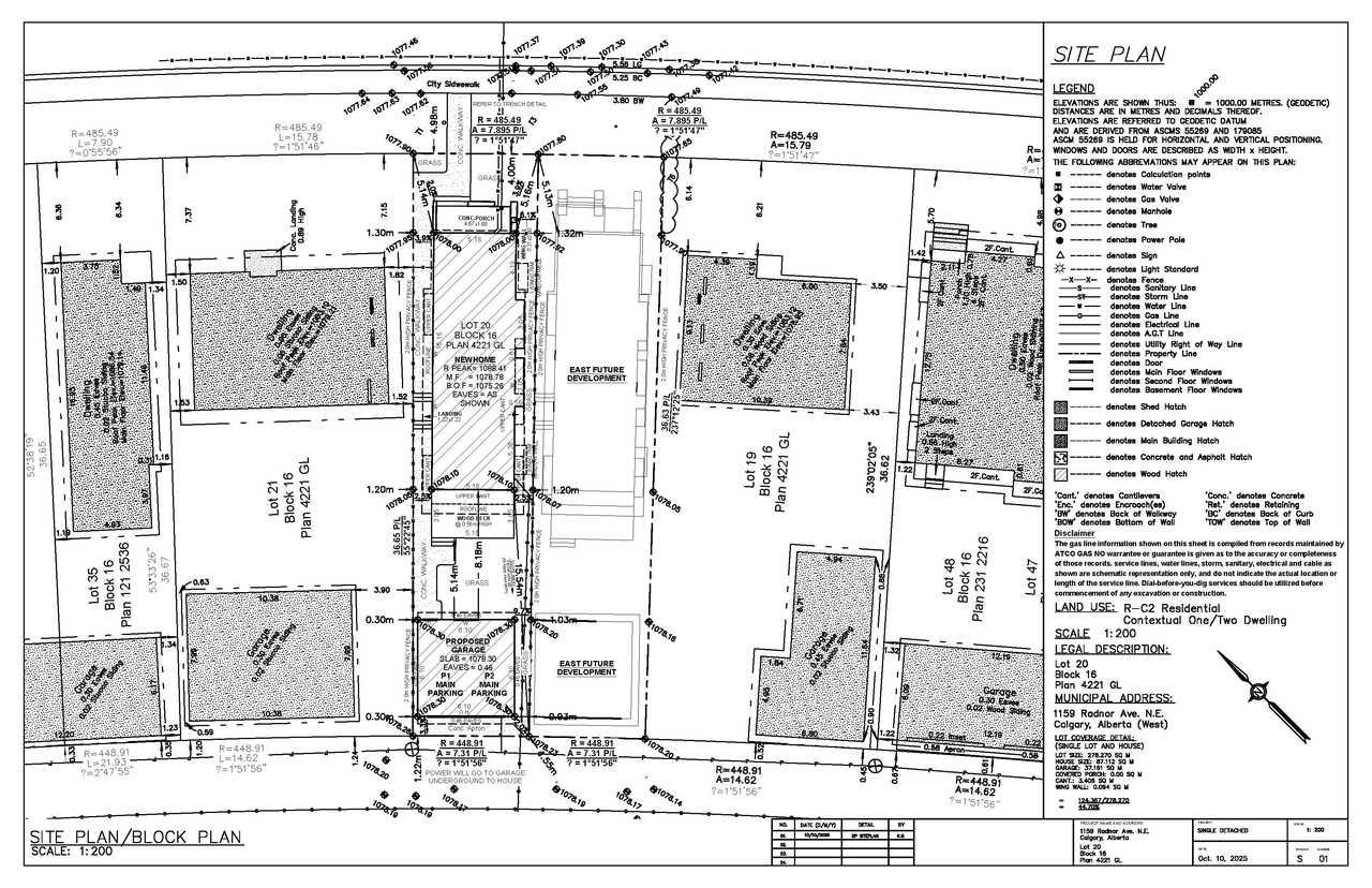 Construction site plan for project from page 7 of the file 'DP2025-06041 DMAP Plans Submitted (2MB) 2025-10-24'