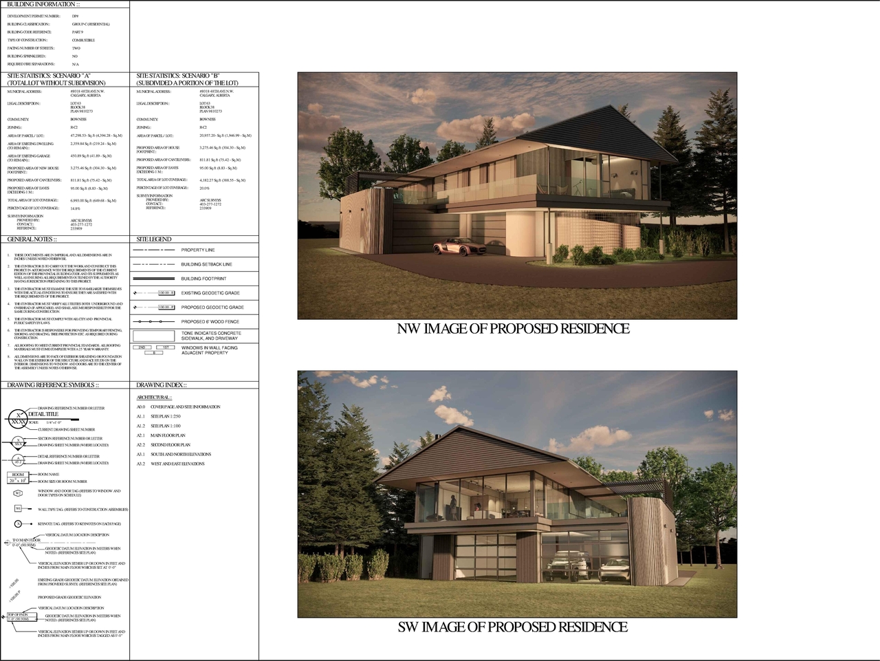 Rendering of building from page 3 of the file 'DP2025-06074 DMAP Plans Submitted 2025-10-28 (2MB)'