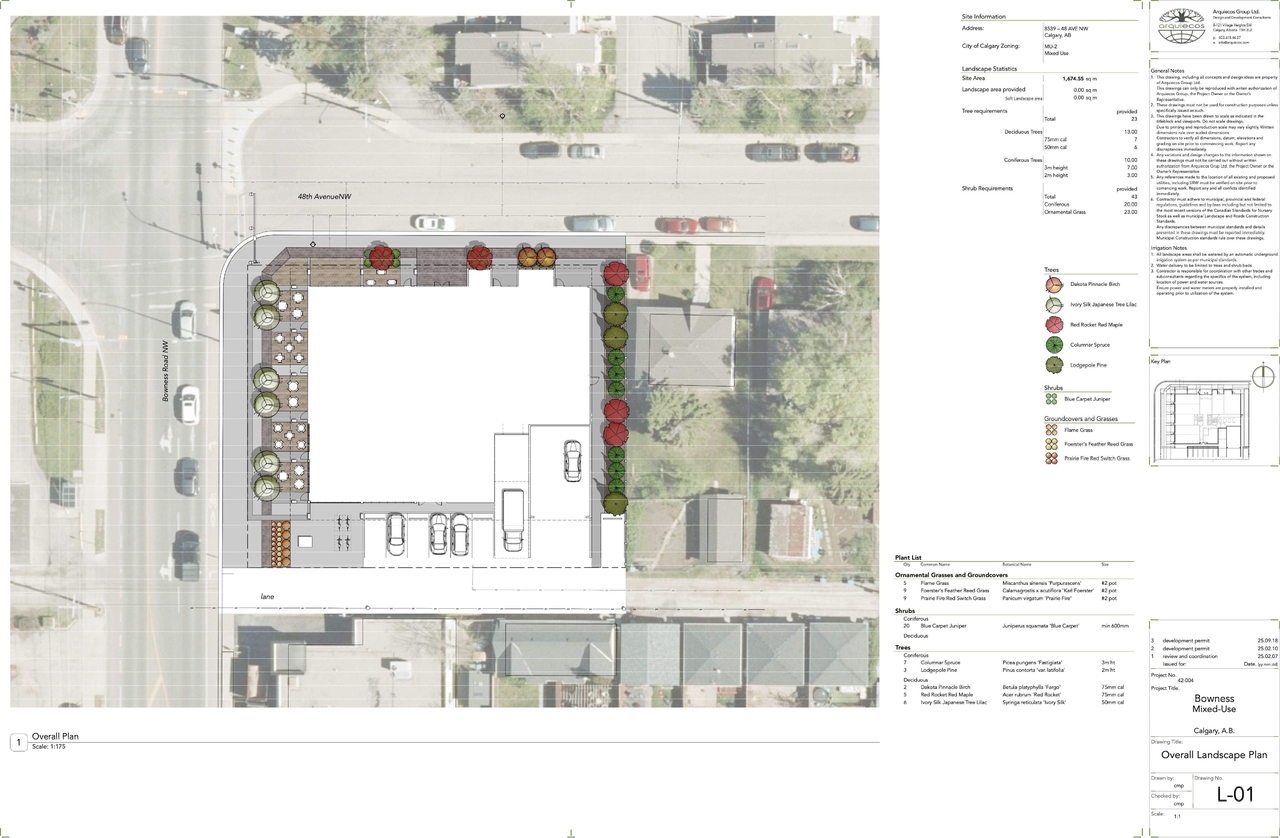Construction site plan for project from page 10 of the file 'DMAP Plans Submitted DP2025-06078 (13MB) 2025-10-27'