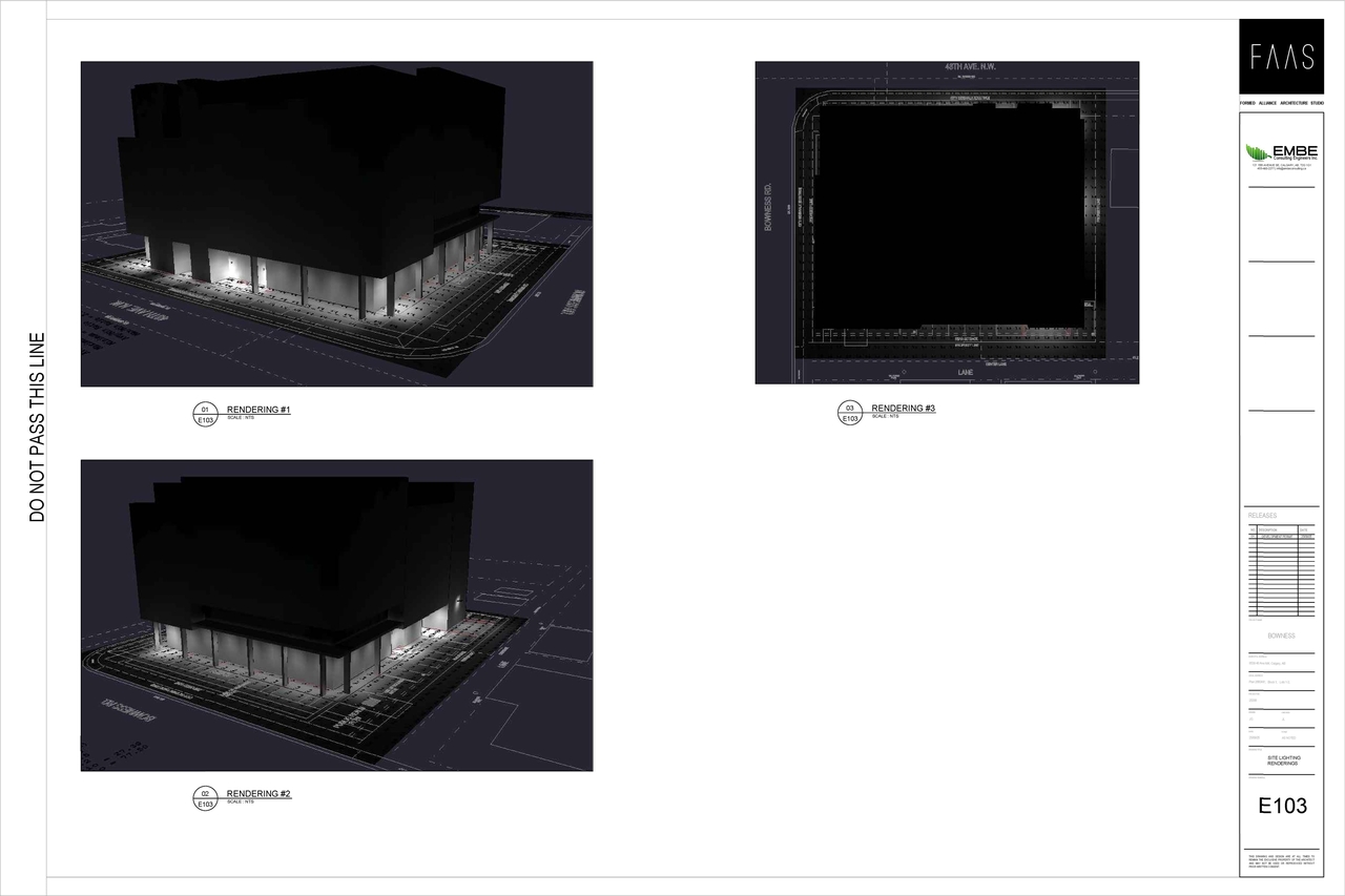 Rendering of building from page 14 of the file 'DMAP Plans Submitted DP2025-06078 (13MB) 2025-10-27'