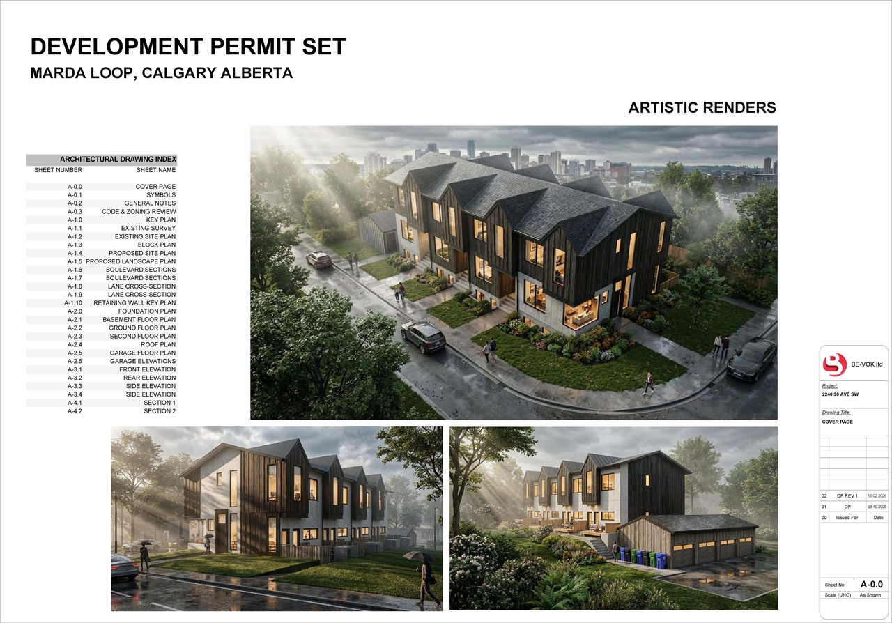 Rendering of building from page 1 of the file 'DP2025-06088 DMAP Plans (Amended)2026-04-21 (2MB)'