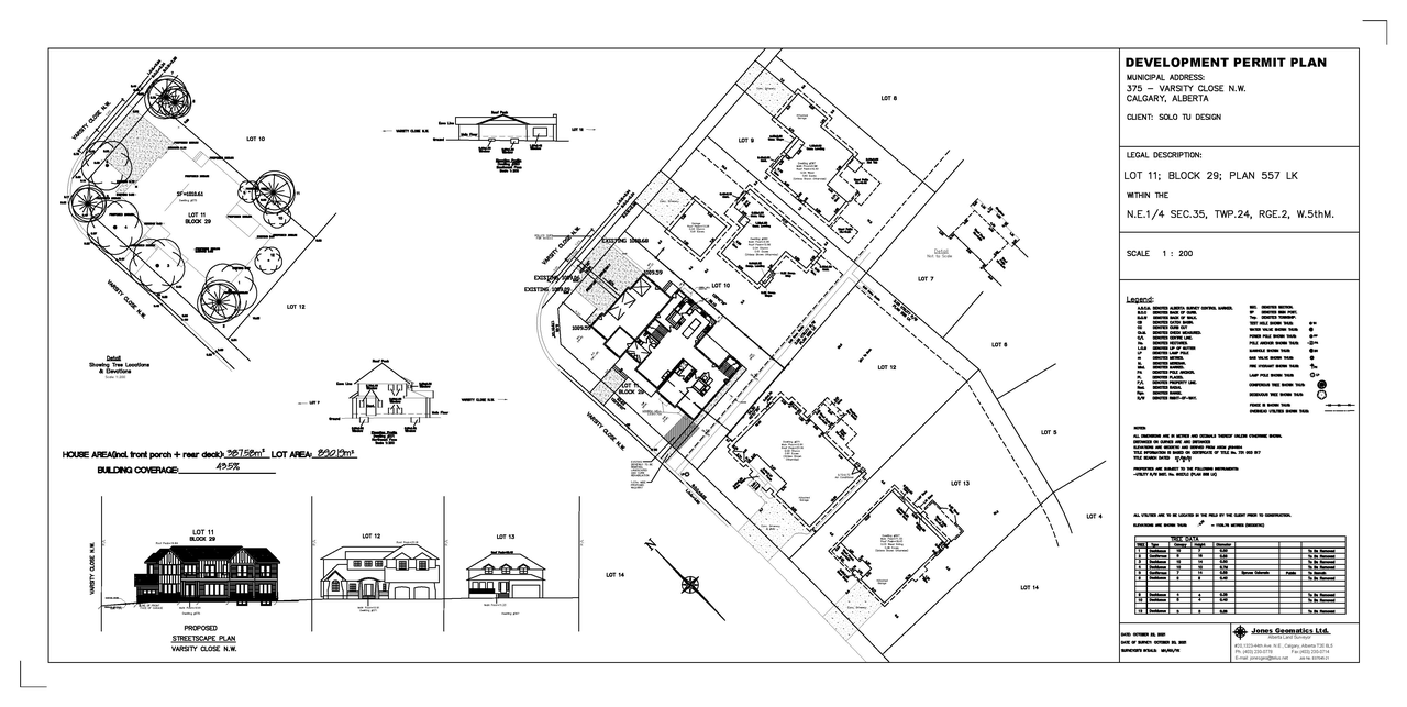 Construction site plan for project from page 1 of the file 'DP2025-06159 - DMAP PLANS - Decision Rendered - 2026-03-24 (1MB)'