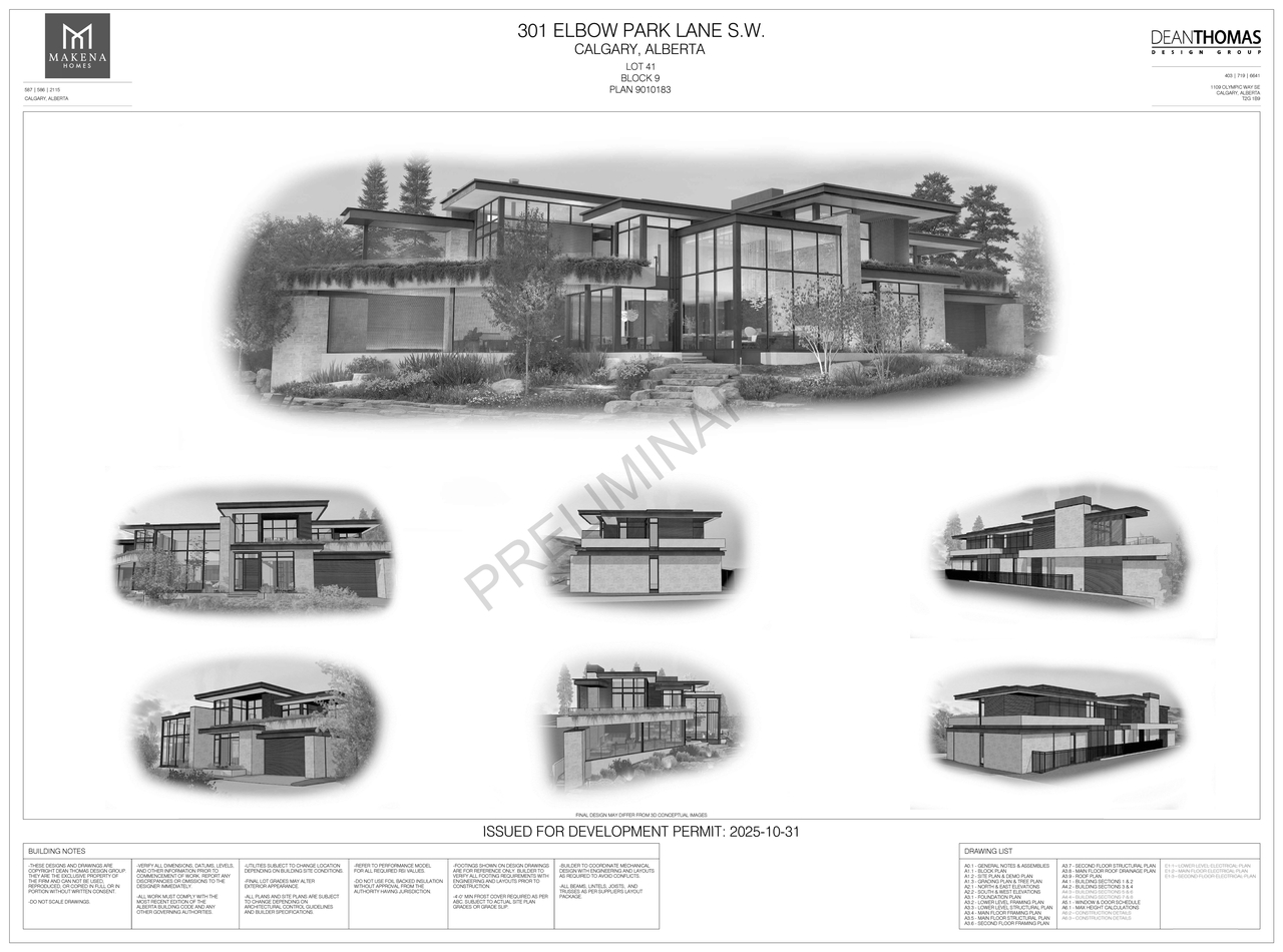 Image from page 1 of the file 'DP2025-06186 DMAP Plans (Submitted) 2025-10-31 (9MB)'