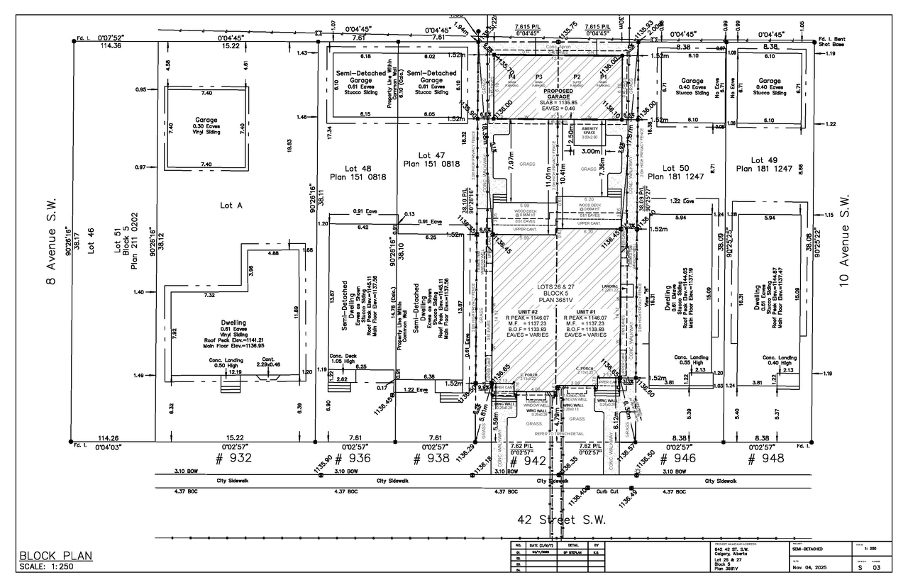 Floor plan for project from page 3 of the file 'DMAP Plans (Submitted) DP2025-06544 (2MB) 2025-11-19'
