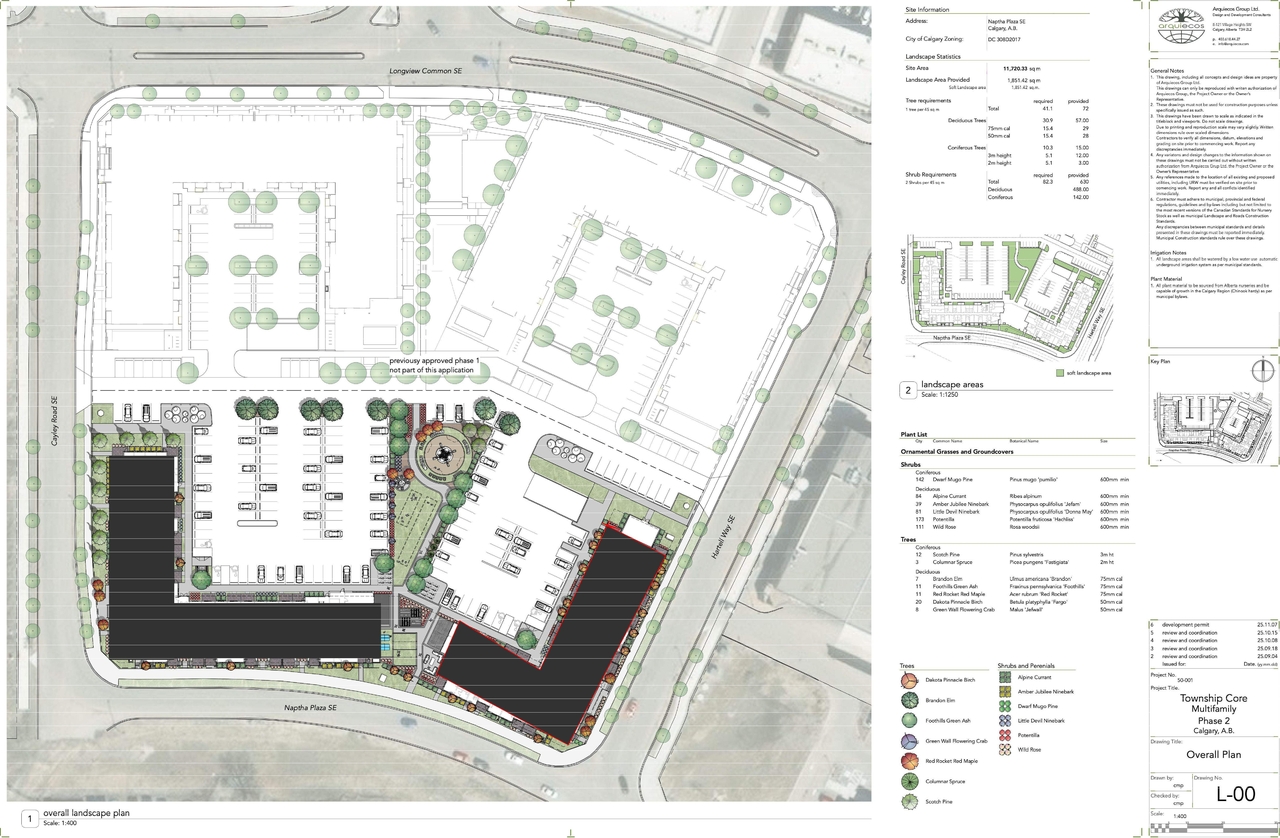 Construction site plan for project from page 16 of the file 'DP2025-06562 DMAP Plans Submitted (20MB) 2025-11-20'