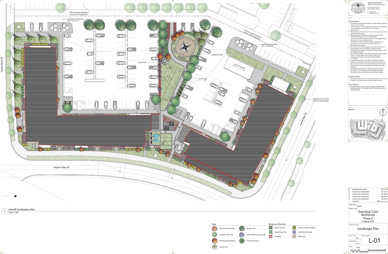 Construction site plan for project from page 17 of the file 'DP2025-06562 DMAP Plans Submitted (20MB) 2025-11-20'