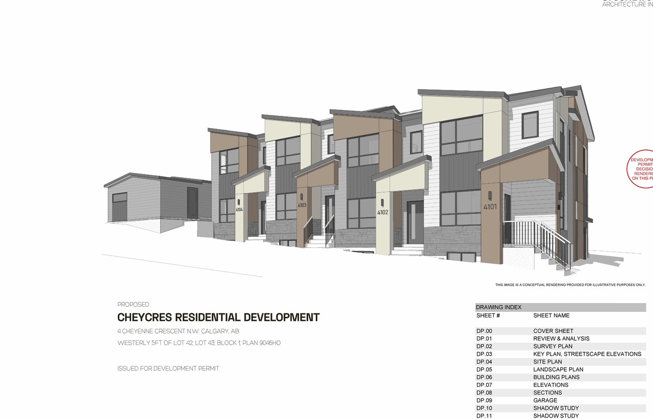 Construction site plan for project from page 1 of the file 'DP2025-06578 - DMAP Decision Rendred (5MB) 2026-07-09'