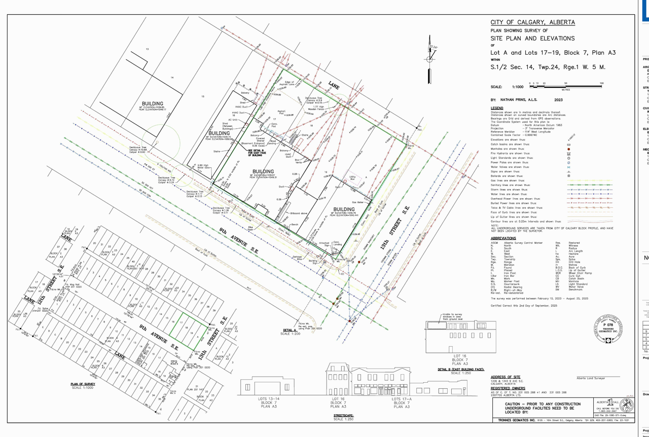 Construction site plan for project from page 4 of the file 'DP2025-06579 DMAP Plans Submitted (15MB) 2025-11-20'