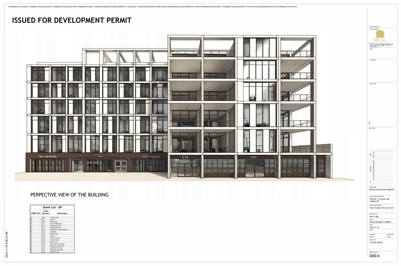 Image from page 1 of the file 'DP2025-06592 DMAP Plans Submitted 2025-11-21 (8MB)'