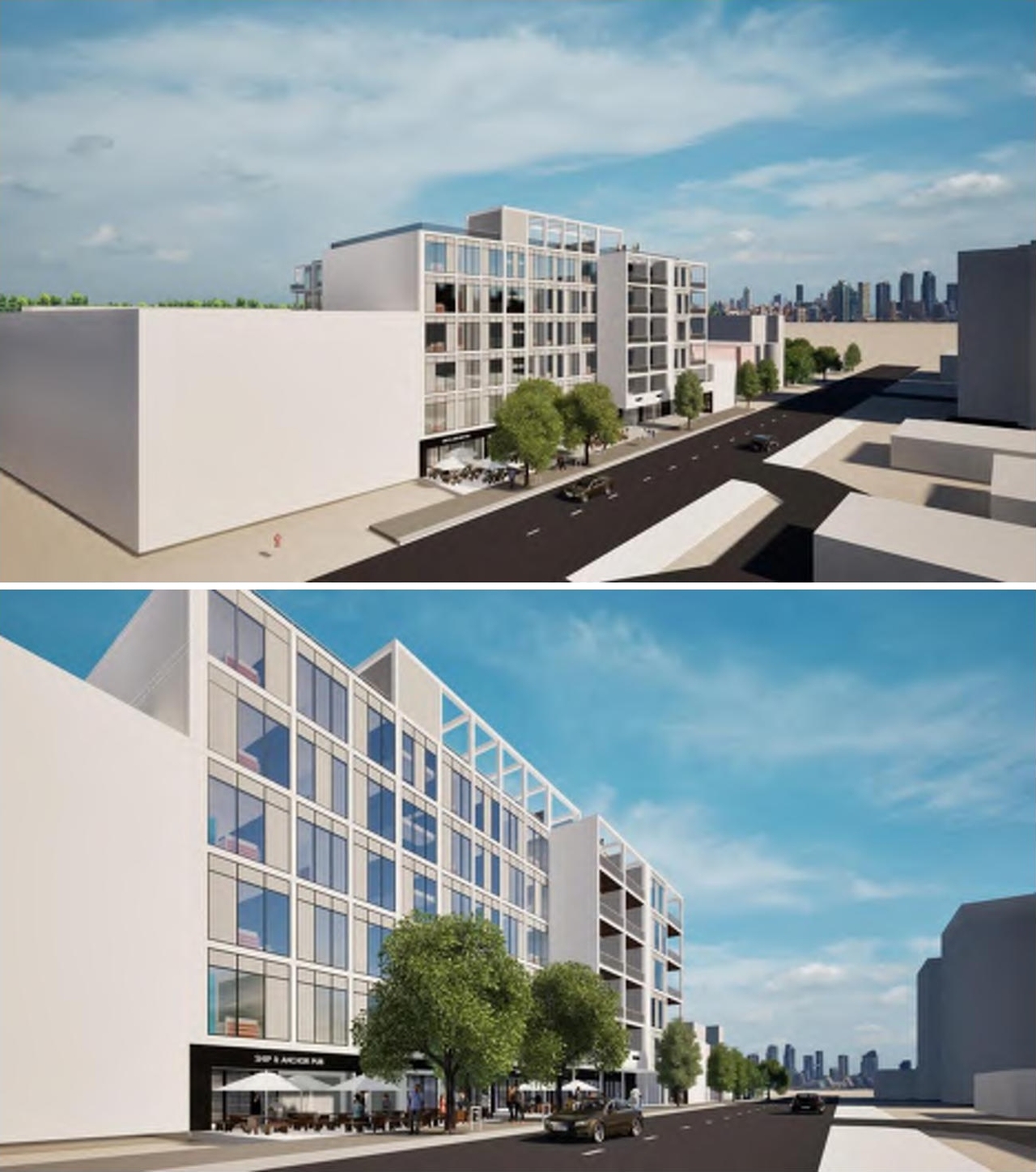 Rendering of building from page 8 of the file 'DP2025-06592 - DMAP Plans (amended) 2026-06-19 (8MB)'