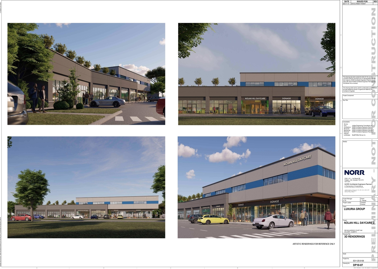Rendering of building from page 5 of the file 'DP2025-06695 DMAP Plans Submitted (7MB) 2026-02-10'