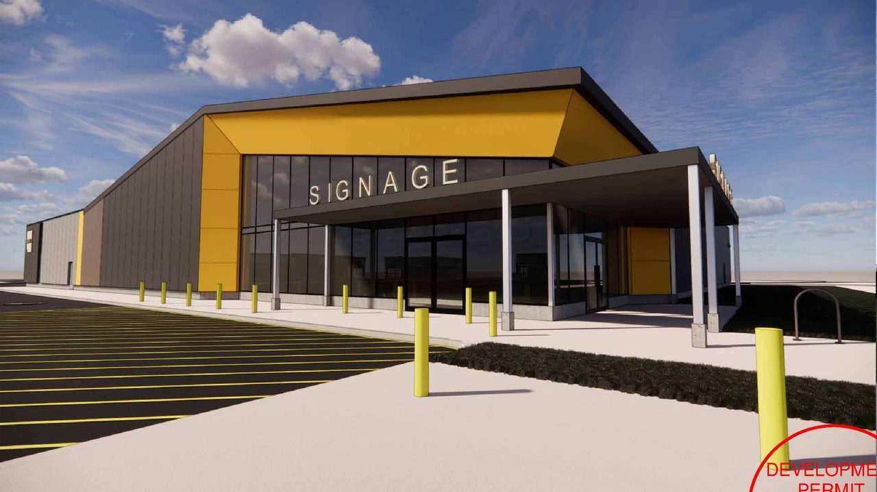 Rendering of building from page 10 of the file 'DP2025-06717 - DMAP DECISION RENDERED (24MB) 2026-09-21'