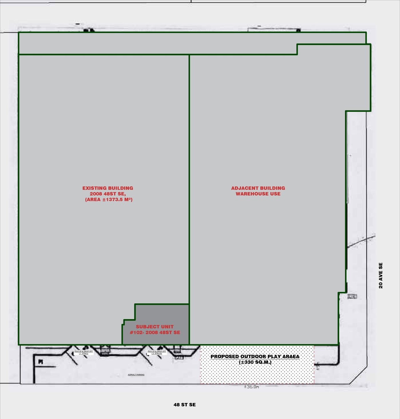 Construction site plan for project from page 2 of the file 'DP2025-06902 DMAP Plans Submitted (1MB) 2025-12-02'
