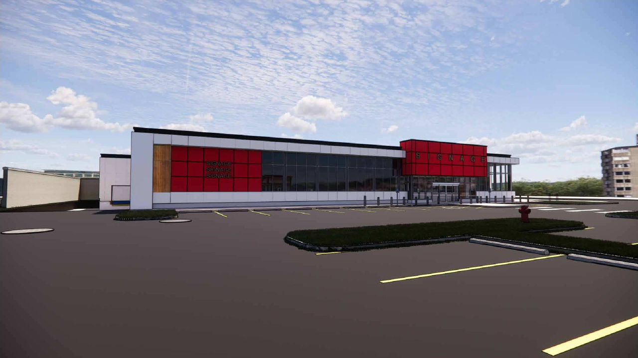 Rendering of building from page 9 of the file 'DP2025-07138 - DMAP Decision Rendered (30MB) 2026-08-10'