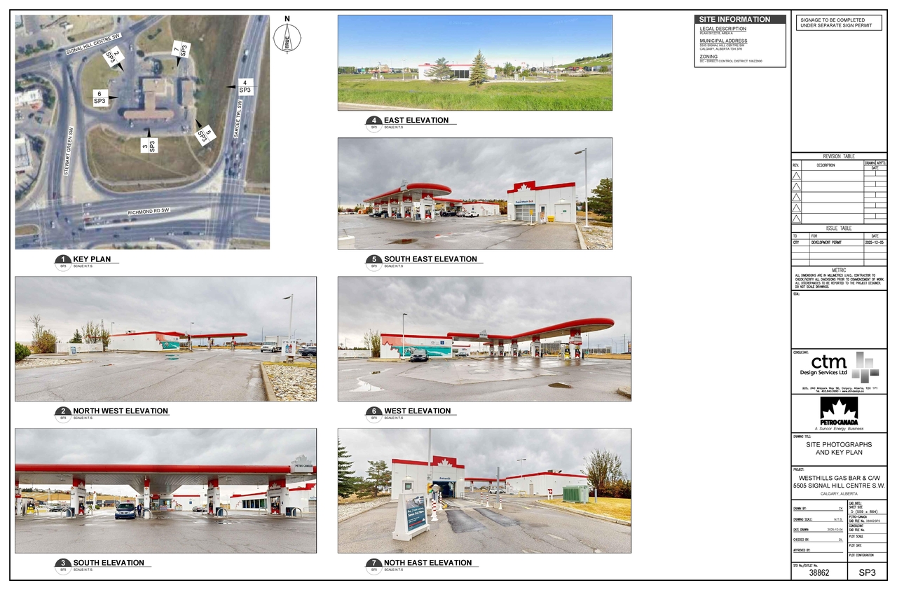 Construction site plan for project from page 4 of the file 'DP2025-07154 DMAP Plans Submitted (3MB) 2025-12-10'
