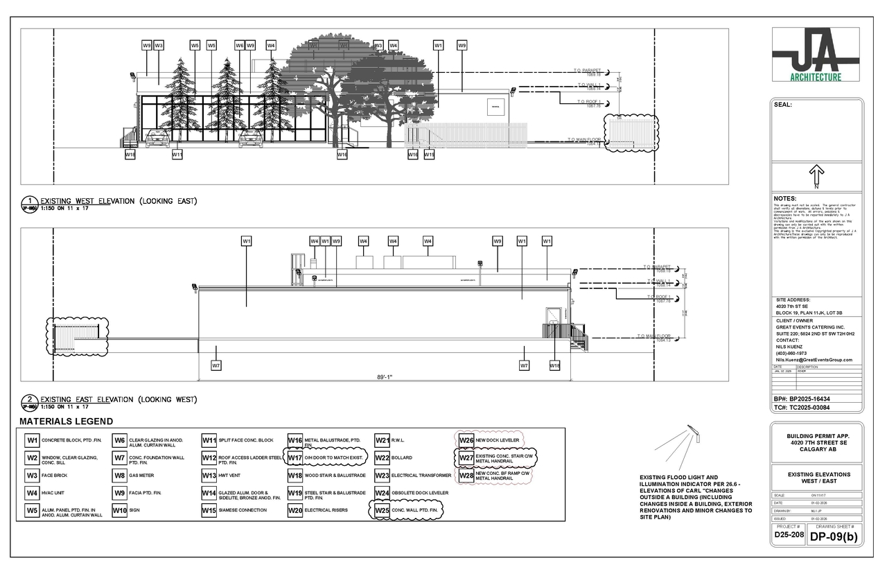 Construction site plan for project from page 8 of the file 'DP2025-07177 DMAP Plans (Submitted) 2026-01-05 (5MB)'