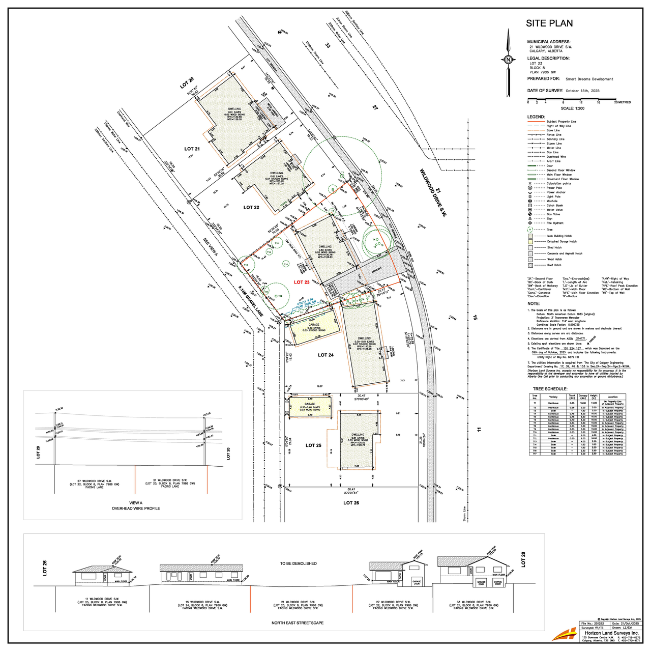Construction site plan for project from page 5 of the file 'DP2025-07213 DMAP Plans Submitted (3MB) 2025-12-15.'