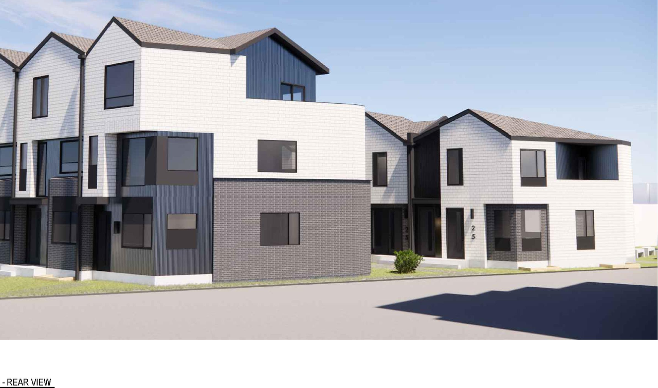 Rendering of building from page 11 of the file 'DP2025-07227 - DMAP Plans Amended (5MB) 2026-07-08'