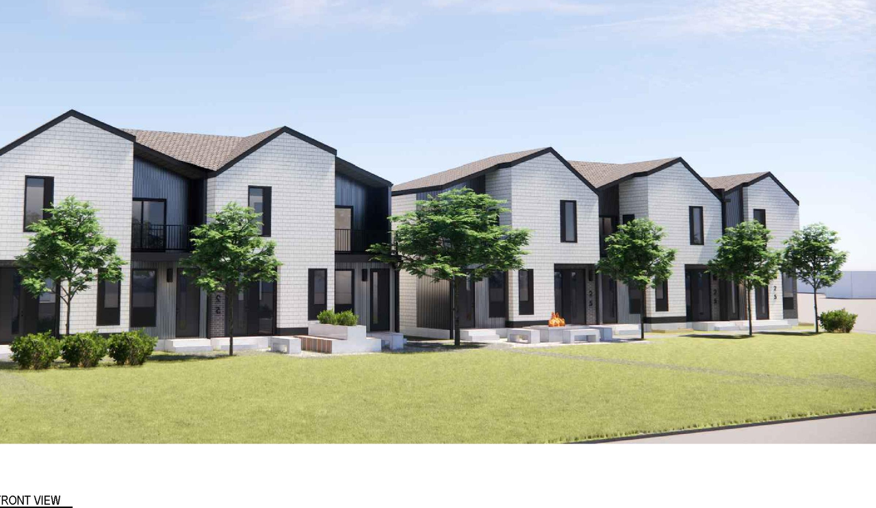 Rendering of building from page 11 of the file 'DP2025-07227 - DMAP Plans Amended (5MB) 2026-07-08'