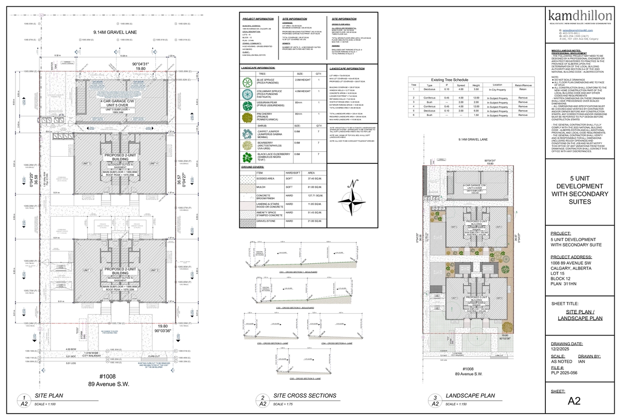Floor plan for project from page 2 of the file 'DMAP Plans (Submitted) DP2025-07238 (12MB) 2025-12-14'