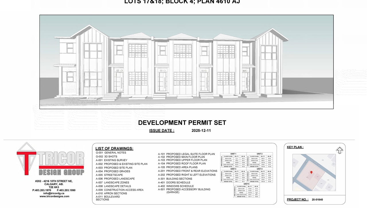 Floor plan for project from page 2 of the file 'DMAP Plans (Submitted) DP2025-07291 (4MB) 2025-12-16'