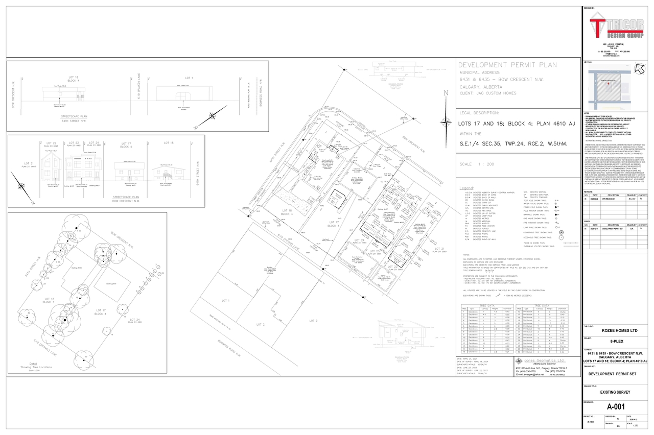 Construction site plan for project from page 3 of the file 'DP2025-07291 DMAP Plans (Amended) 2026-04-22 (7MB)'