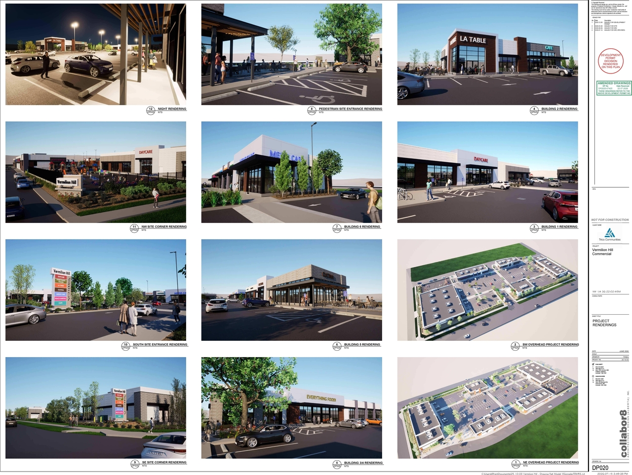 Rendering of building from page 2 of the file 'DP2025-07425 - DMAP DECISION RENDERED (23MB) 2026-07-23'