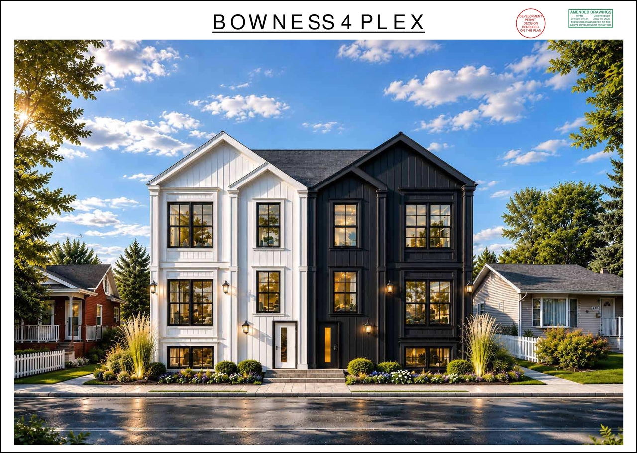 Rendering of building from page 1 of the file 'DP2025-07434 - DMAP PLANS - DECISION RENDERED - 2026-08-31 (9MB)'