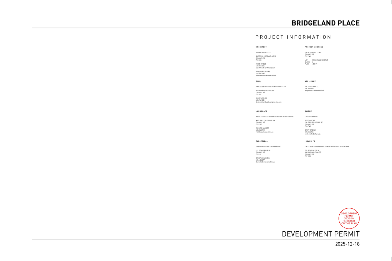 Construction site plan for project from page 1 of the file 'DP2025-07446 - DMAP DECISION RENDERED (31MB) 2026-06-24'