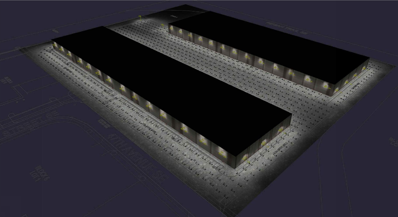 Rendering of building from page 15 of the file 'DP2025-07461 DMAP Plans Amended (9MB) 2026-03-03'