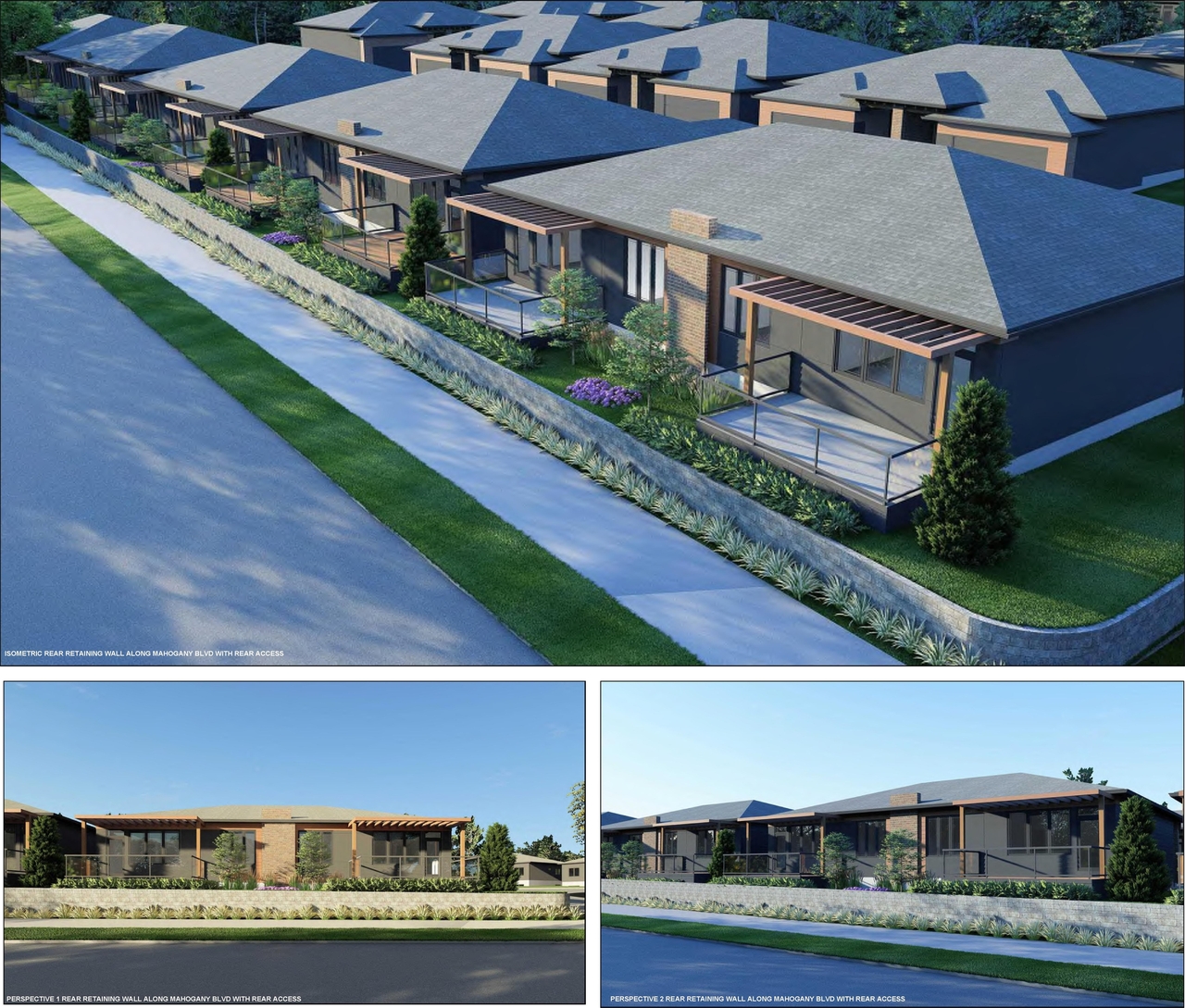 Rendering of building from page 6 of the file 'DMAP Plans (Submitted) DP2025-07516 (10MB) 2025-12-30'