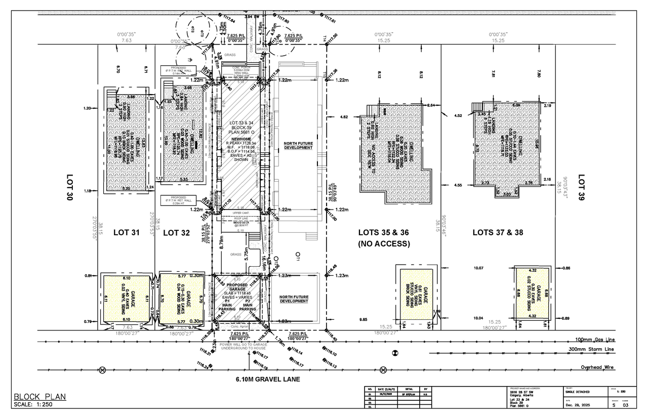 Construction site plan for project from page 4 of the file 'DP2025-07520 DMAP Plans (Submitted) 2026-01-06 (3MB)'