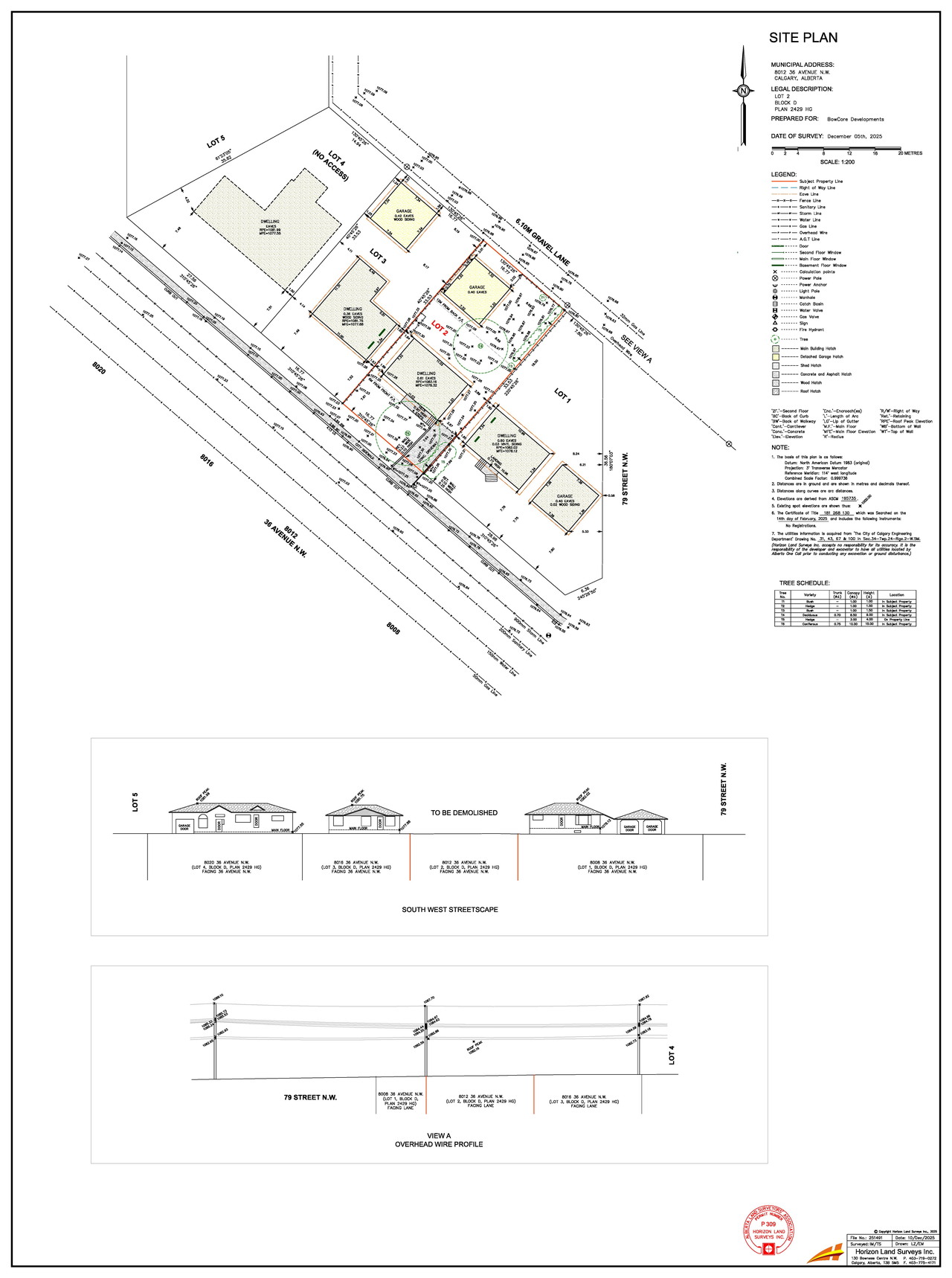 Construction site plan for project from page 5 of the file 'DP2026-00030 DMAP Plans Submitted (2MB) 2026-01-05'