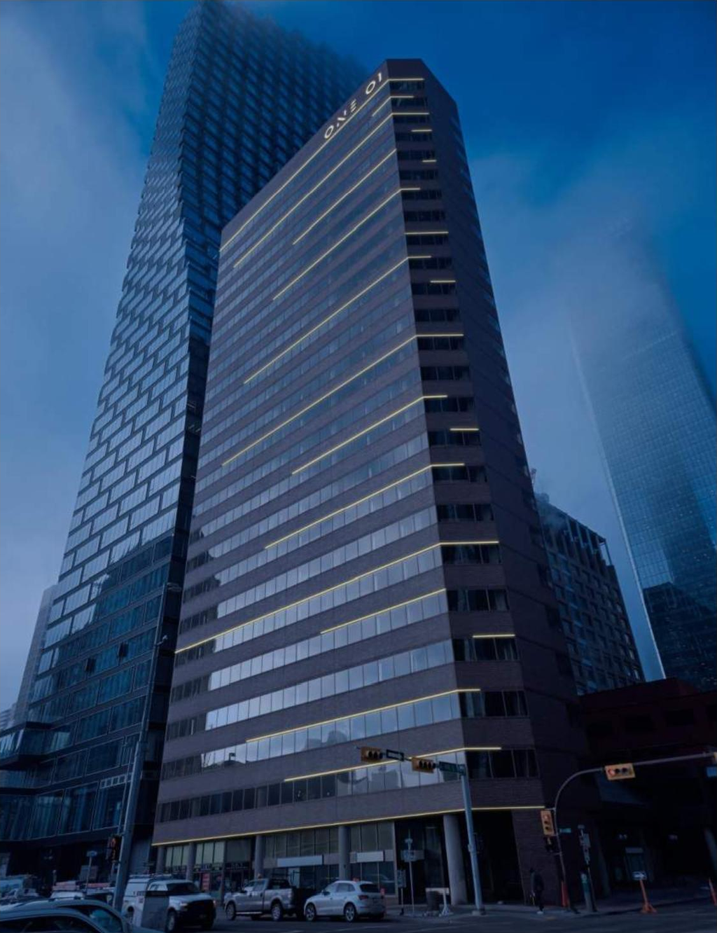 Rendering of building from page 3 of the file 'DP2026-00069 DMAP Plans Submitted 2026-09-03 2MB'