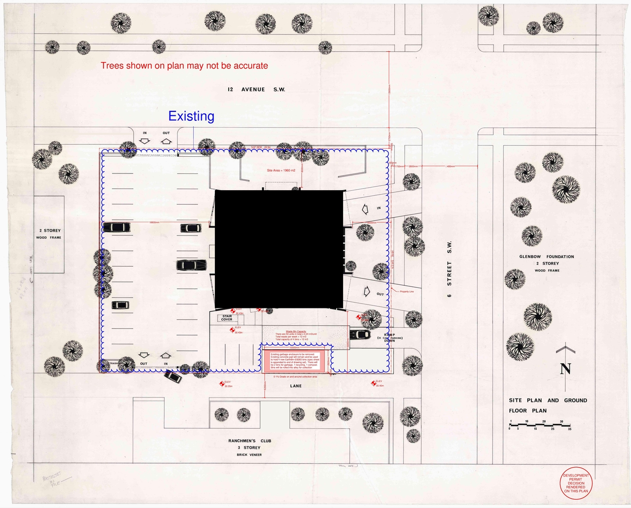 Floor plan for project from page 3 of the file 'DP2026-00129 - DMAP PLANS - DECISION RENDERED - 2026-04-17 (3MB)'