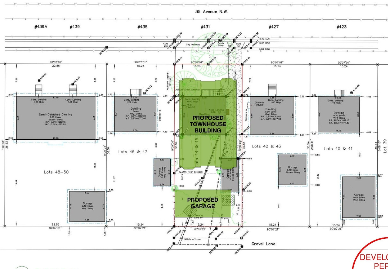 Construction site plan for project from page 2 of the file 'DP2026-00151 - DMAP Plans DECISION RENDERED - 2026-06-05 (3MB)'