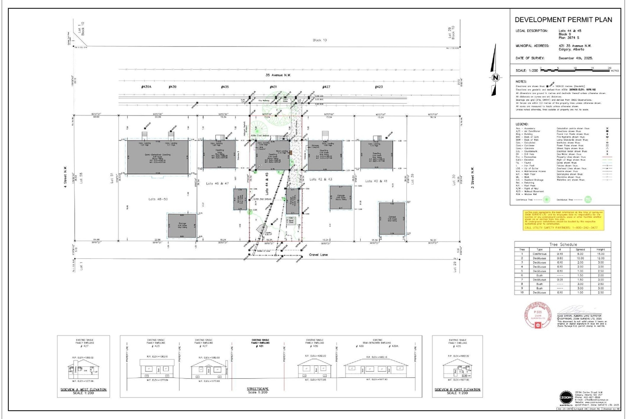 Construction site plan for project from page 10 of the file 'DP2026-00151 DMAP Plans (Submitted) 2026-01-12 (5MB)'