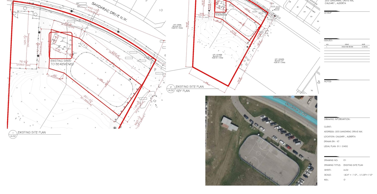 Construction site plan for project from page 2 of the file 'DP2026-00226 DMAP Plans (Submitted)2026-01-06 (1MB)'