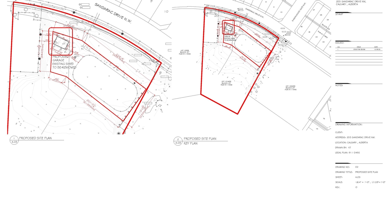 Construction site plan for project from page 3 of the file 'DP2026-00226 DMAP Plans (Submitted)2026-01-06 (1MB)'