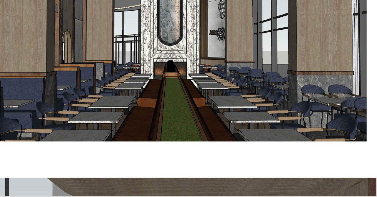 Rendering of building from page 8 of the file 'DP2026-00314 DMAP Plans Submitted 2026-01-20 (7MB)'