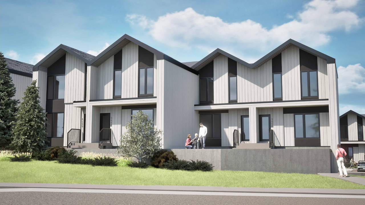 Rendering of building from page 8 of the file 'DP2026-00364 DMAP Plans (Submitted) 2026-01-22 (20MB)'