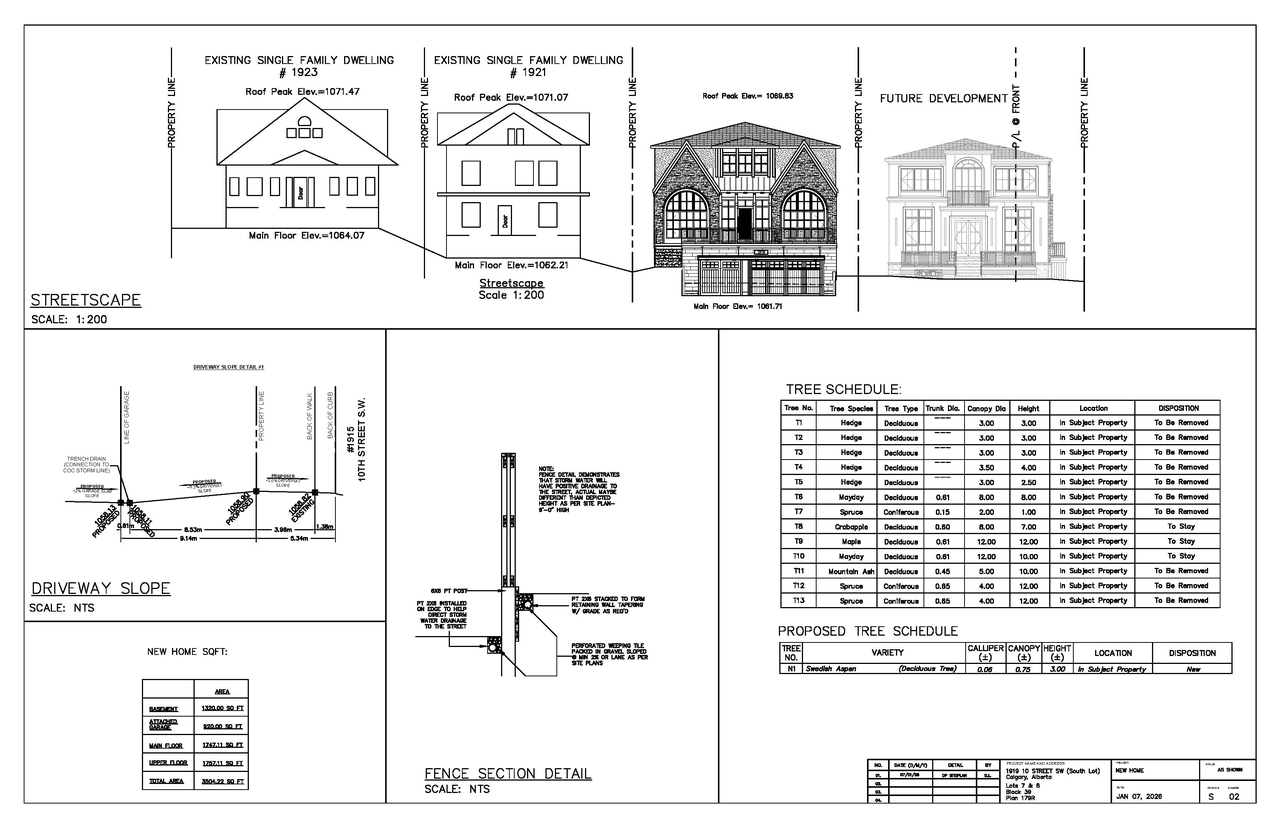 Construction site plan for project from page 6 of the file 'DP2026-00374 DMAP Plans (Amended) 2026-05-01 (4MB)'
