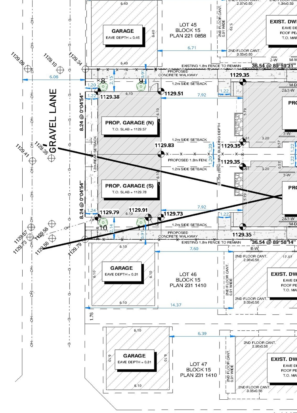 Construction site plan for project from page 7 of the file 'DP2026-00412 DMAP Plans (Submitted) 2026-01-26 (2MB)'